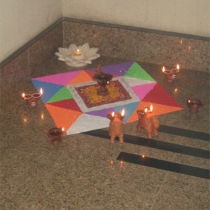 Dekoration für Diwali