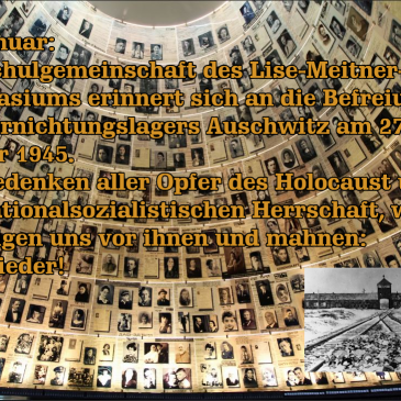 Gedenken an den Holocaust