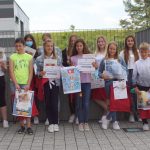 Preisverleihung zum Europäischen Wettbewerb am Lise-Meitner-Gymnasium – die Sparkasse sponsort