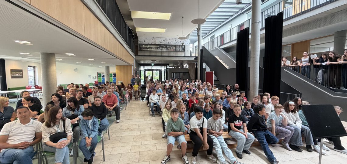 Unsere Schulgemeinschaft wächst! Schön, dass ihr ab heute ein Teil von uns seid.